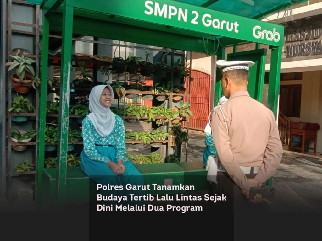 Polres Garut Tanamkan Budaya Tertib Lalu Lintas Sejak Dini Melalui Dua Program Sekolah