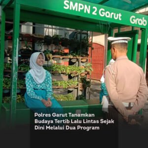 Polres Garut Tanamkan Budaya Tertib Lalu Lintas Sejak Dini Melalui Dua Program Sekolah locusonline featured image Jan2026