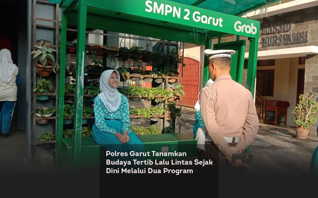 Polres Garut Tanamkan Budaya Tertib Lalu Lintas Sejak Dini Melalui Dua Program Sekolah locusonline featured image Jan2026