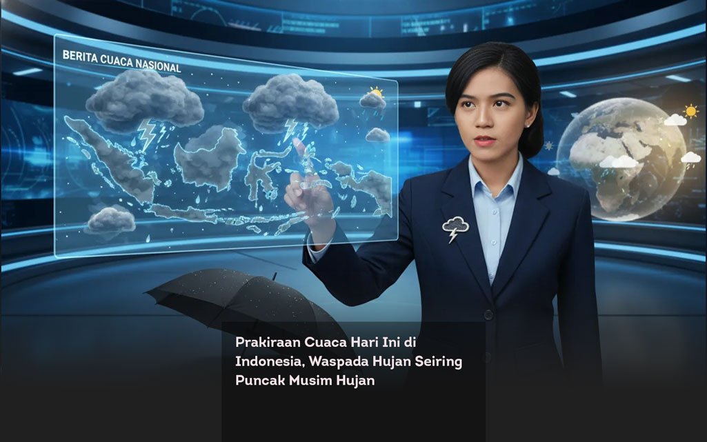 Prakiraan Cuaca Hari Ini di Indonesia, Waspada Hujan Seiring Puncak Musim Hujan locusonline featured image Jan2026