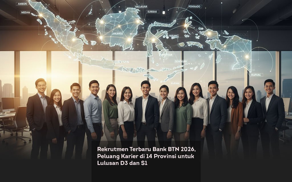 Rekrutmen Terbaru Bank BTN 2026, Peluang Karier di 14 Provinsi untuk Lulusan D3 dan S1 locusonline featured image Jan2026