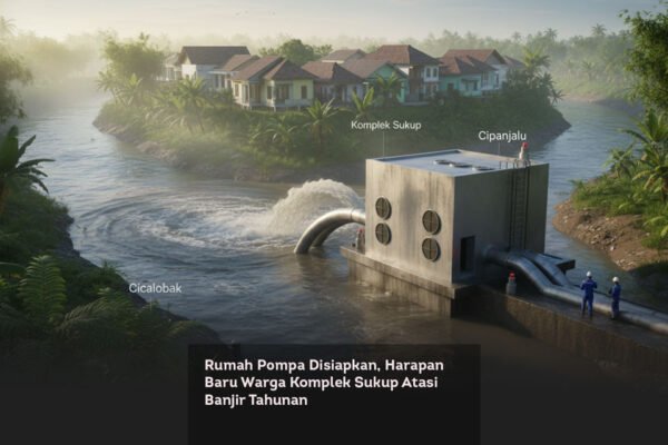 Rumah Pompa Disiapkan, Harapan Baru Warga Komplek Sukup Atasi Banjir Tahunan locusonline featured image Jan2026