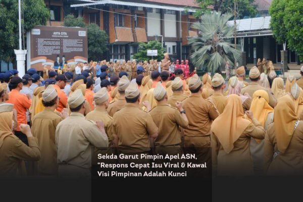 Sekda Garut Pimpin Apel ASN, “Respons Cepat Isu Viral & Kawal Visi Pimpinan Adalah Kunci Kepercayaan Publik”