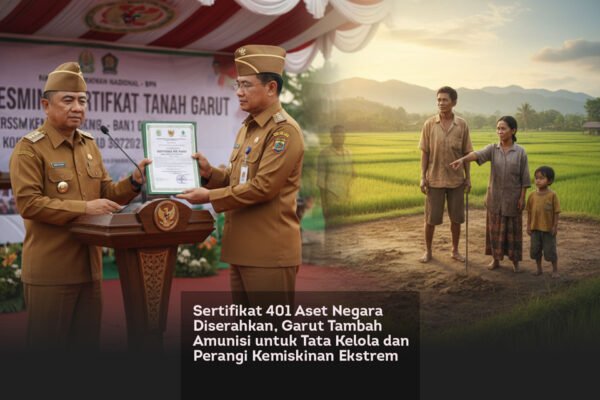 Sertifikat 401 Aset Negara Diserahkan, Garut Tambah Amunisi untuk Tata Kelola dan Perangi Kemiskinan Ekstrem