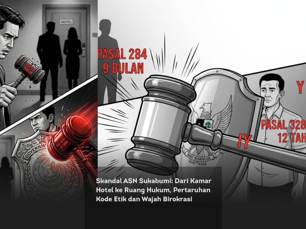 Skandal ASN Sukabumi: Dari Kamar Hotel ke Ruang Hukum, Pertaruhan Kode Etik dan Wajah Birokrasi