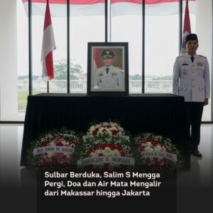 Sulbar Berduka, Salim S Mengga Pergi, Doa dan Air Mata Mengalir dari Makassar hingga Jakarta