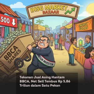 Tekanan Jual Asing Hantam BBCA, Net Sell Tembus Rp 5,86 Triliun dalam Satu Pekan locusonline featured image Jan2026