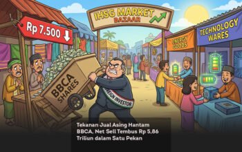 Tekanan Jual Asing Hantam BBCA, Net Sell Tembus Rp 5,86 Triliun dalam Satu Pekan locusonline featured image Jan2026