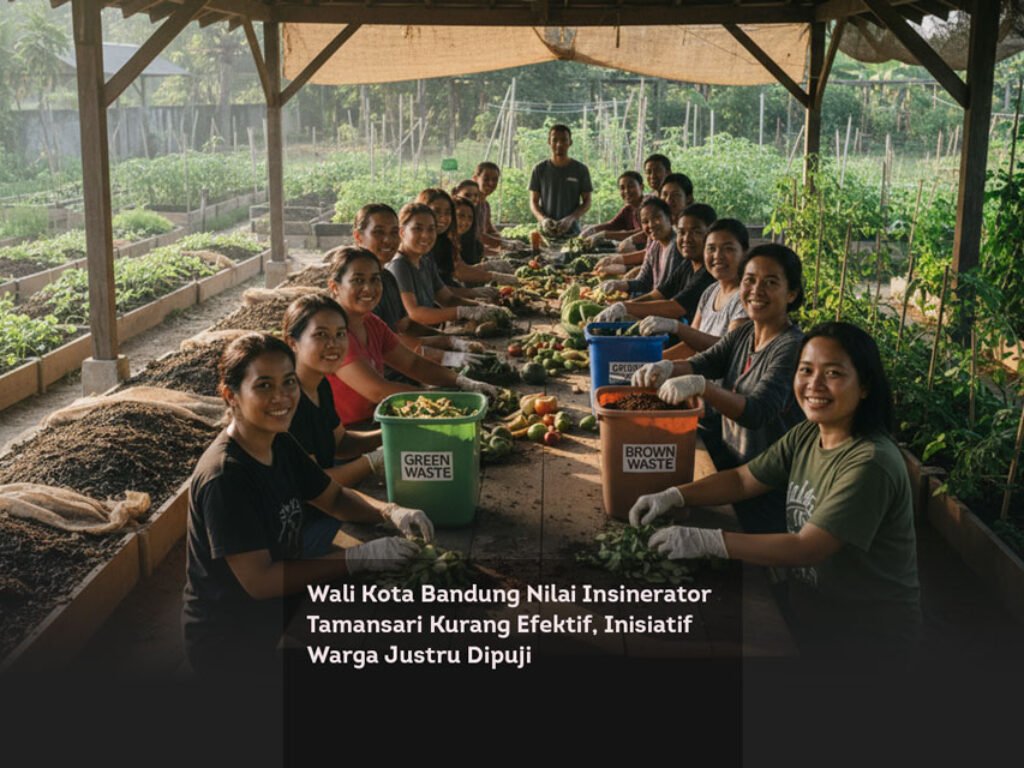 Wali Kota Bandung Nilai Insinerator Tamansari Kurang Efektif, Inisiatif Warga Justru Dipuji