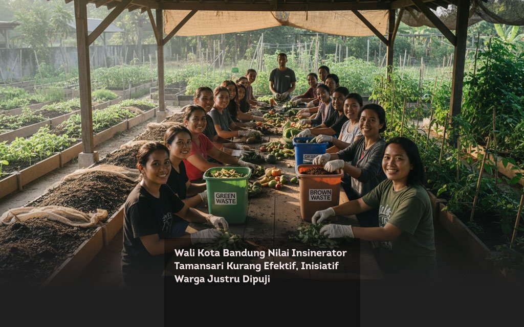 Wali Kota Bandung Nilai Insinerator Tamansari Kurang Efektif, Inisiatif Warga Justru Dipuji locusonline featured image Jan2026