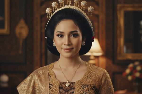 Wanita yang menggunakan perhiasan emas terlihat lebih cantik, elegant dan mempesona. (ft: gemini)