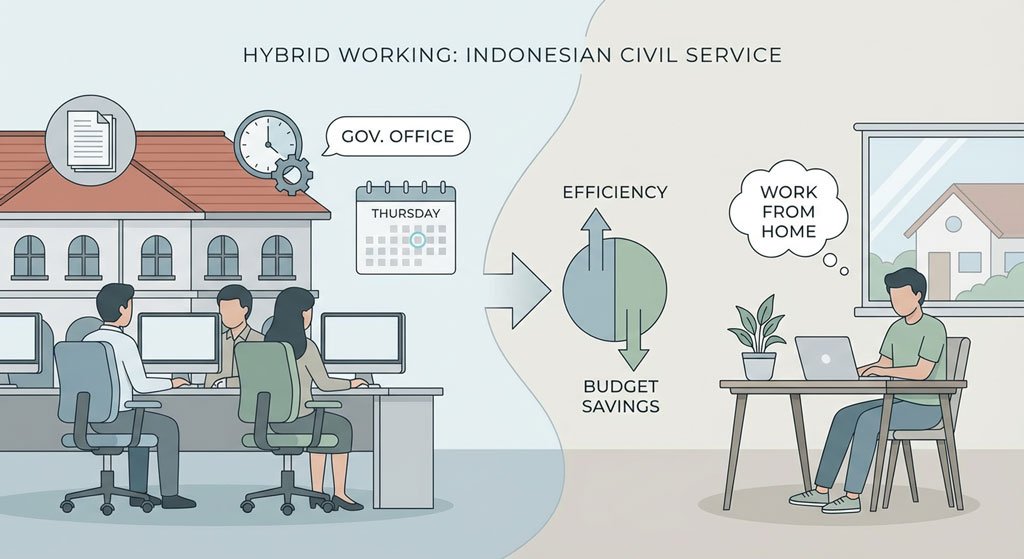 Hybrid working ASN Jawa Barat