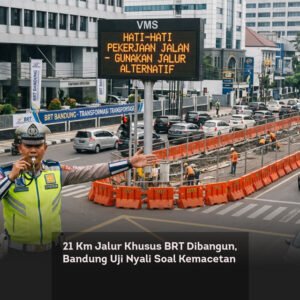 21 Km Jalur Khusus BRT Dibangun, Bandung Uji Nyali Soal Kemacetan