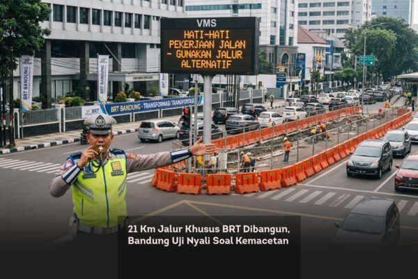 21 Km Jalur Khusus BRT Dibangun, Bandung Uji Nyali Soal Kemacetan locusonline featured image Feb