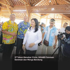 37 Tahun Menebar Cinta, MHABD Satukan Seniman dan Warga Bandung
