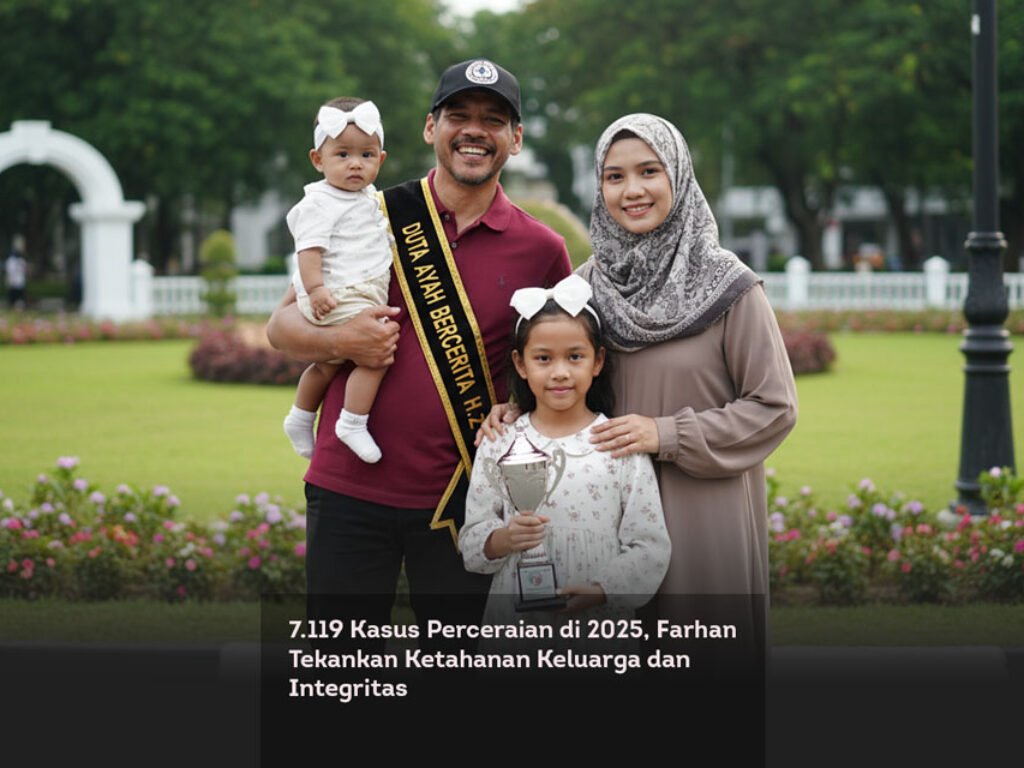 7.119 Kasus Perceraian di 2025, Farhan Tekankan Ketahanan Keluarga dan Integritas