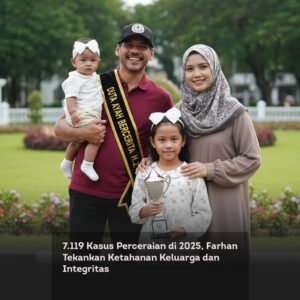 7.119 Kasus Perceraian di 2025, Farhan Tekankan Ketahanan Keluarga dan Integritas