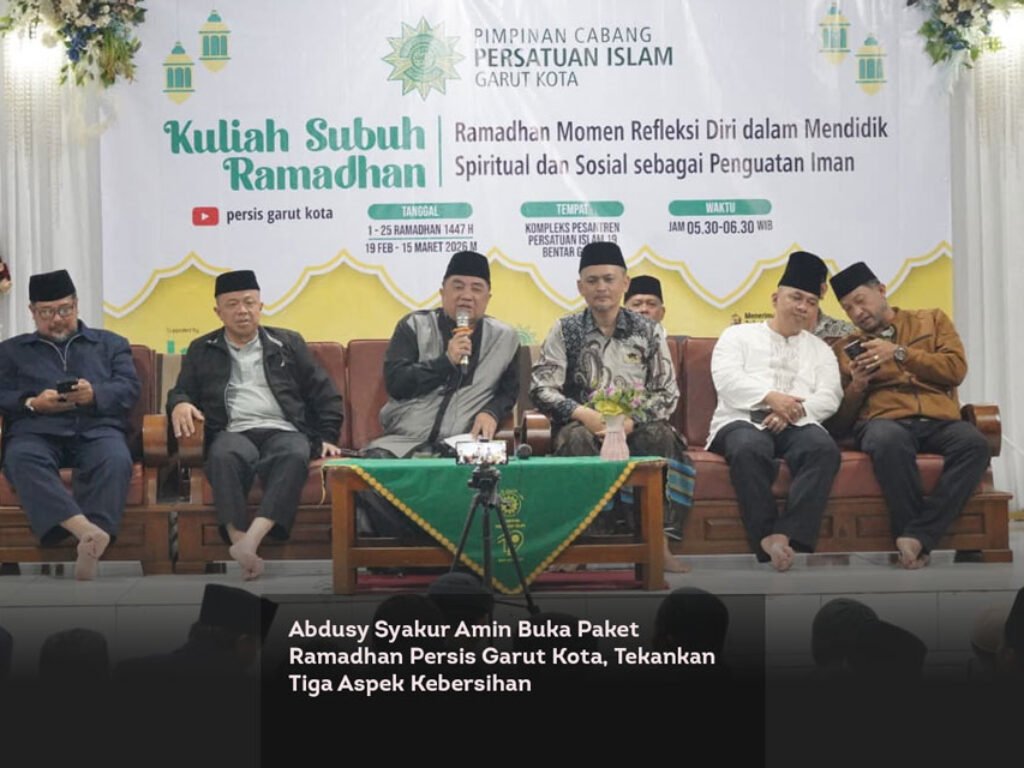 Abdusy Syakur Amin Buka Paket Ramadhan Persis Garut Kota, Tekankan Tiga Aspek Kebersihan