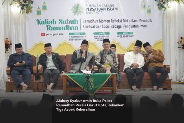 Abdusy Syakur Amin Buka Paket Ramadhan Persis Garut Kota, Tekankan Tiga Aspek Kebersihan