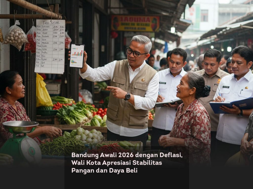 Bandung Awali 2026 dengan Deflasi, Wali Kota Apresiasi Stabilitas Pangan dan Daya Beli