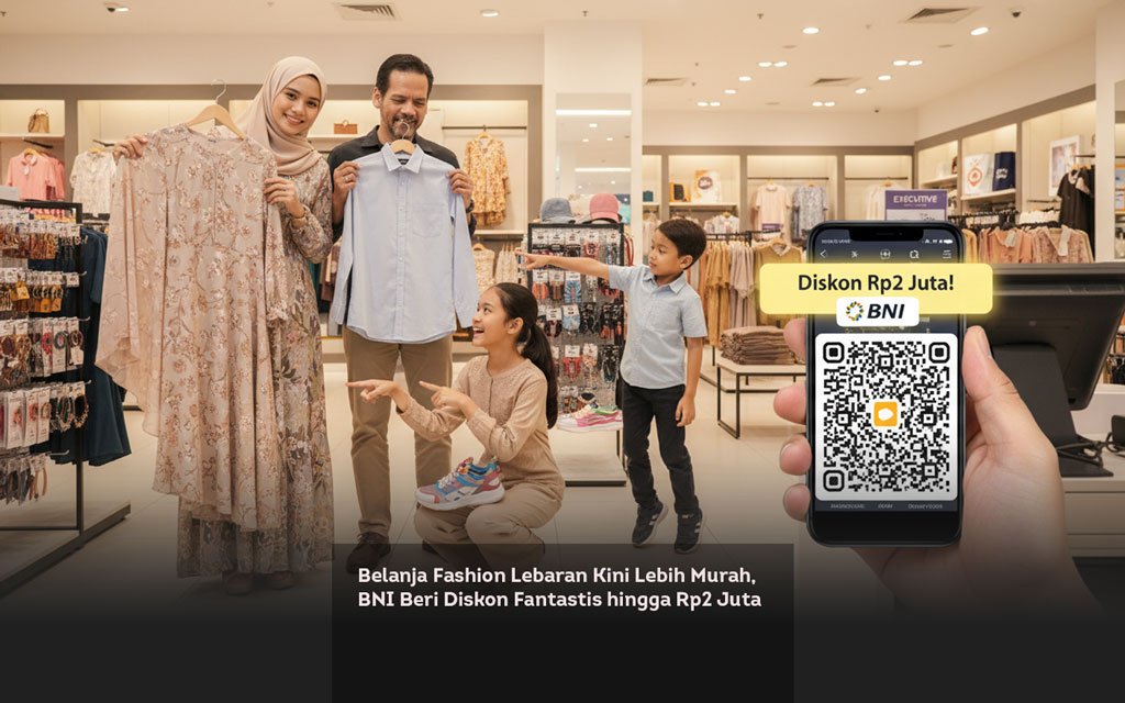 Belanja Fashion Lebaran Kini Lebih Murah, BNI Beri Diskon Fantastis hingga Rp2 Juta locusonline featured image Feb 2026 a