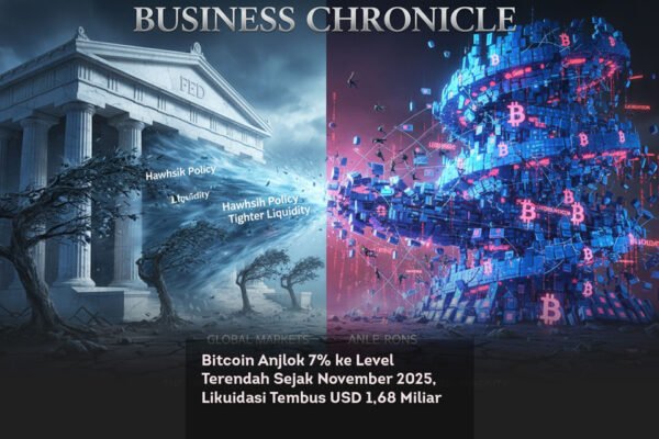Bitcoin Anjlok 7% ke Level Terendah Sejak November 2025, Likuidasi Tembus USD 1,68 Miliar locusonline featured image Feb