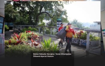 Bukan Sekadar Bongkar, Teras Cihampelas Dikawal Aparat Hukum locusonline featured image Feb