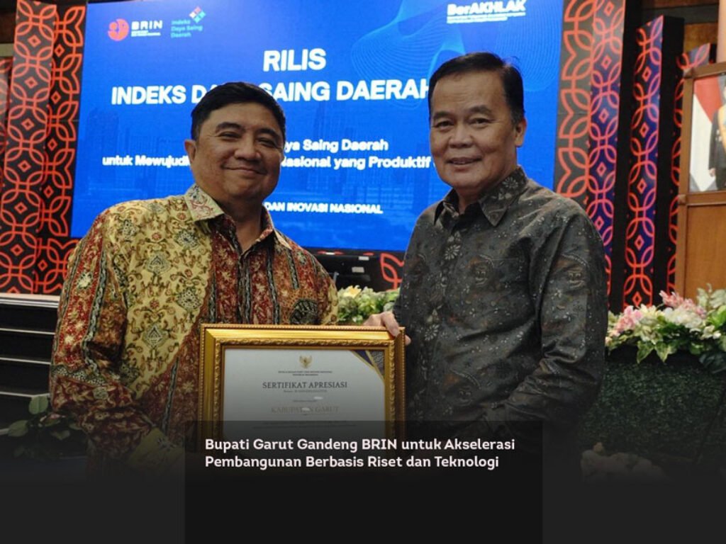 Bupati Garut Gandeng BRIN untuk Akselerasi Pembangunan Berbasis Riset dan Teknologi