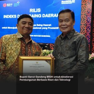 Bupati Garut Gandeng BRIN untuk Akselerasi Pembangunan Berbasis Riset dan Teknologi