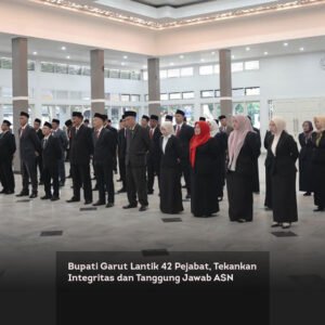 Bupati Garut Lantik 42 Pejabat, Tekankan Integritas dan Tanggung Jawab ASN