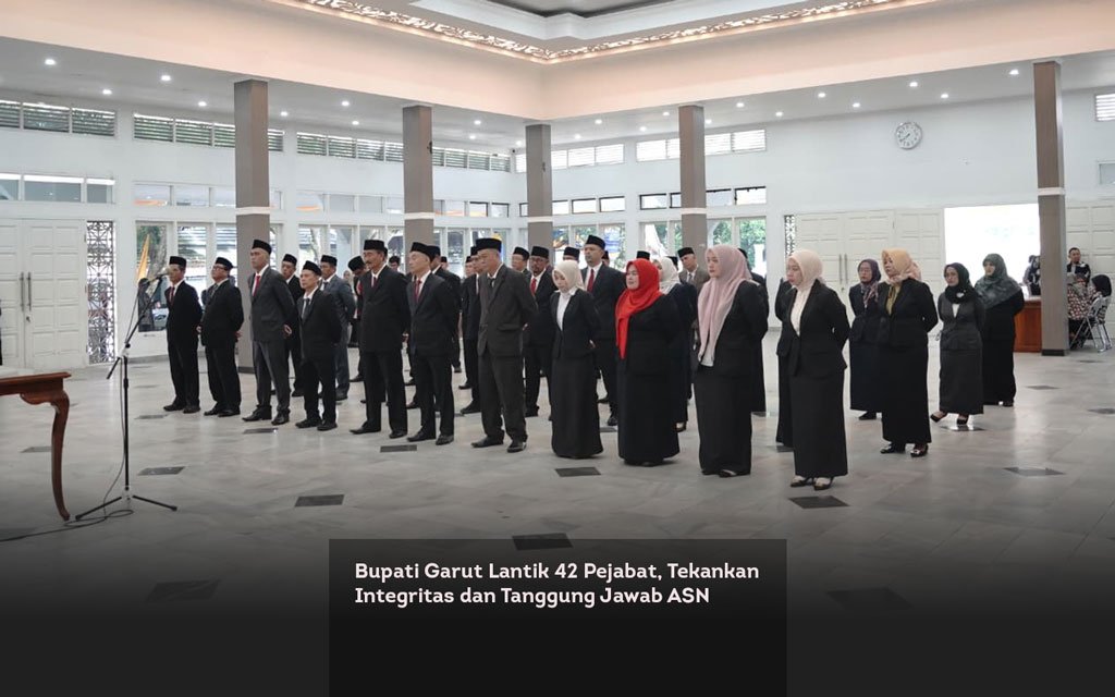 Bupati Garut Lantik 42 Pejabat, Tekankan Integritas dan Tanggung Jawab ASN locusonline featured image Feb