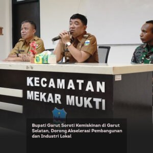 Bupati Garut Soroti Kemiskinan di Garut Selatan, Dorong Akselerasi Pembangunan dan Industri Lokal