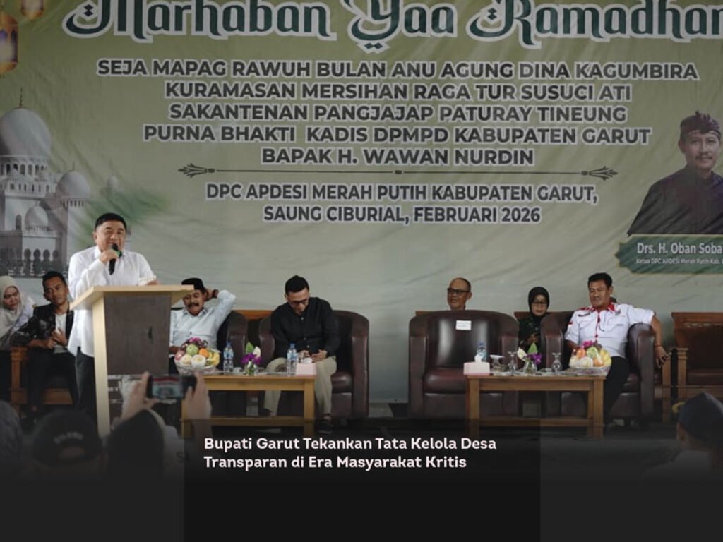 Bupati Garut Tekankan Tata Kelola Desa Transparan di Era Masyarakat Kritis