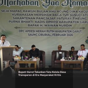 Bupati Garut Tekankan Tata Kelola Desa Transparan di Era Masyarakat Kritis