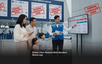 Diskon Tiket Pesawat Bikin Bandara Ramai Lagi locusonline featured image Feb