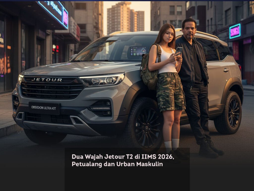 Dua Wajah Jetour T2 di IIMS 2026, Petualang dan Urban Maskulin