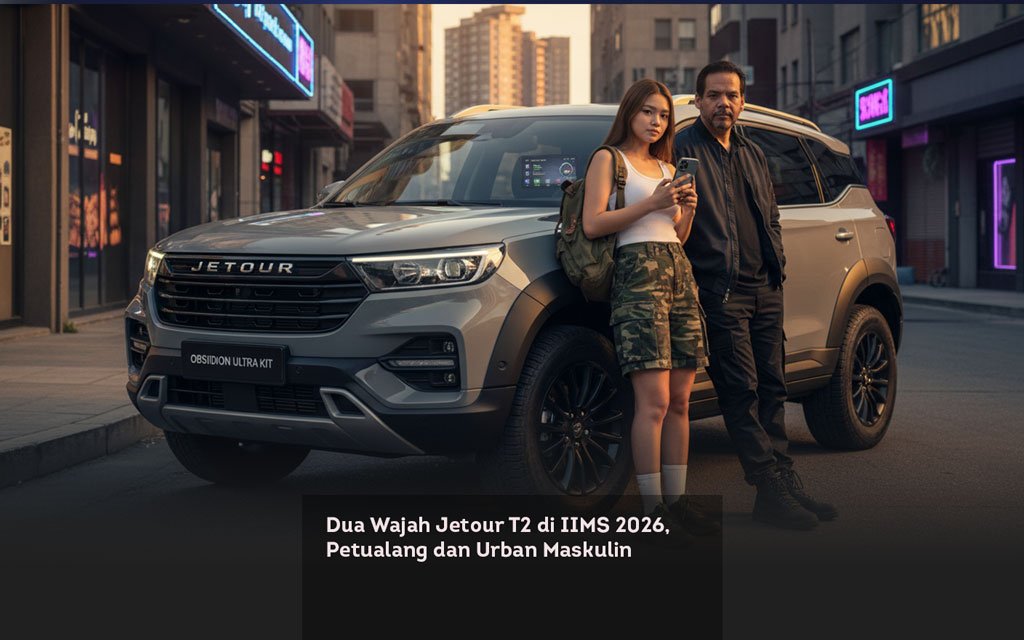 Dua Wajah Jetour T2 di IIMS 2026, Petualang dan Urban Maskulin locusonline featured image Feb