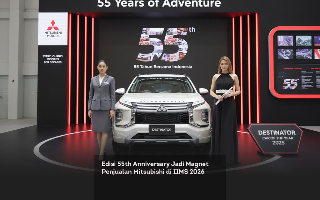 Edisi 55th Anniversary Jadi Magnet Penjualan Mitsubishi di IIMS 2026 locusonline featured image Feb