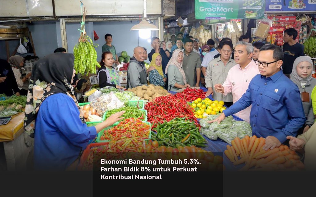 Ekonomi Bandung Tumbuh 5,3%, Farhan Bidik 8% untuk Perkuat Kontribusi Nasional locusonline featured image Feb