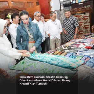 Ekosistem Ekonomi Kreatif Bandung Diperkuat: Akses Modal Dibuka, Ruang Kreatif Kian Tumbuh