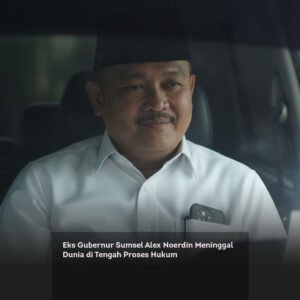 Eks Gubernur Sumsel Alex Noerdin Meninggal Dunia di Tengah Proses Hukum