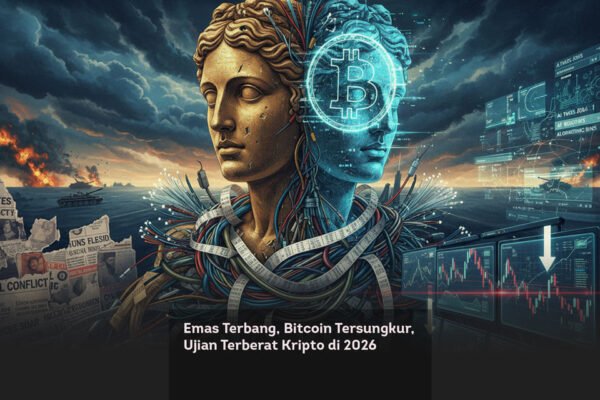 Emas Terbang, Bitcoin Tersungkur, Ujian Terberat Kripto di 2026