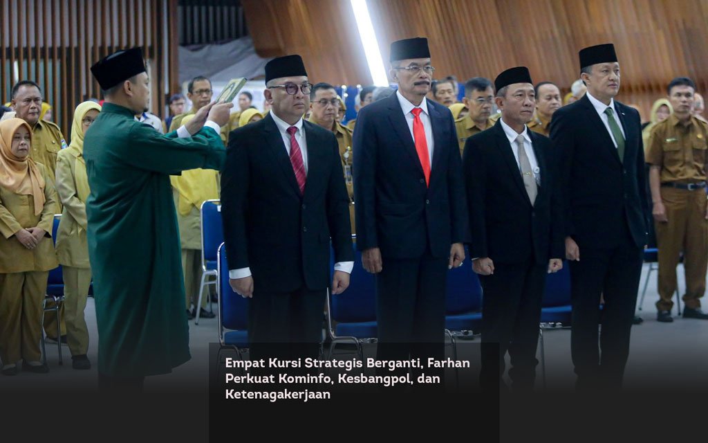 Empat Kursi Strategis Berganti, Farhan Perkuat Kominfo, Kesbangpol, dan Ketenagakerjaan locusonline featured image Feb 2026 a