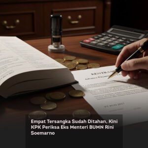 Empat Tersangka Sudah Ditahan, Kini KPK Periksa Eks Menteri BUMN Rini Soemarno