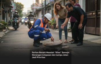 Farhan Benahi Masalah Khas Samoja, Genangan Limpasan dan Lampu Jalan Jadi Prioritas locusonline featured image Feb