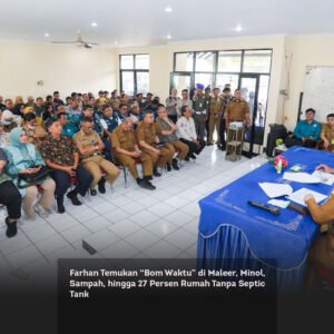 Farhan Temukan “Bom Waktu” di Maleer, Minol, Sampah, hingga 27 Persen Rumah Tanpa Septic Tank