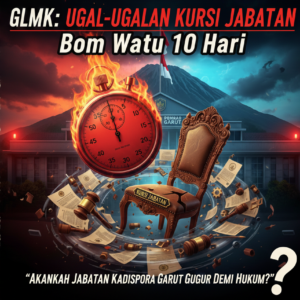 GLMPK: Ugal-ugalan Kursi Jabatan, Bom Waktu 10 Hari, “Akankah Jabatan Kadispora Garut Gugur Demi Hukum?”
