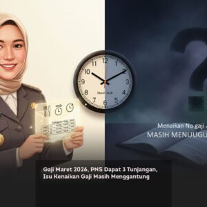 Gaji Maret 2026, PNS Dapat 3 Tunjangan, Isu Kenaikan Gaji Masih Menggantung