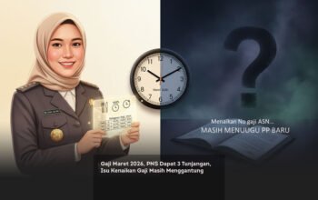 Gaji Maret 2026, PNS Dapat 3 Tunjangan, Isu Kenaikan Gaji Masih Menggantung