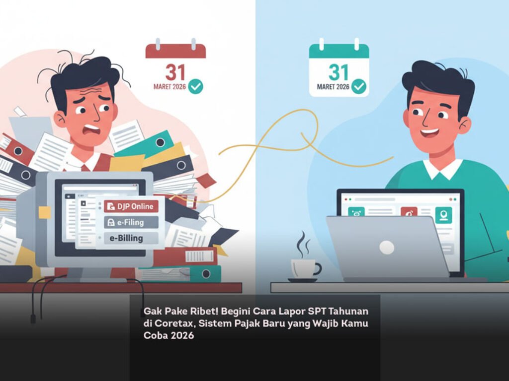 Gak Pake Ribet! Begini Cara Lapor SPT Tahunan di Coretax, Sistem Pajak Baru yang Wajib Kamu Coba 2026